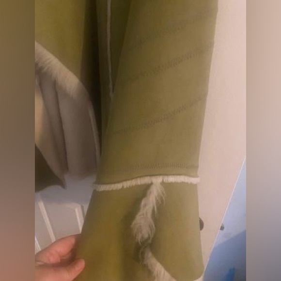 Laura Faux Suede & fur coat - Picture 5 of 5